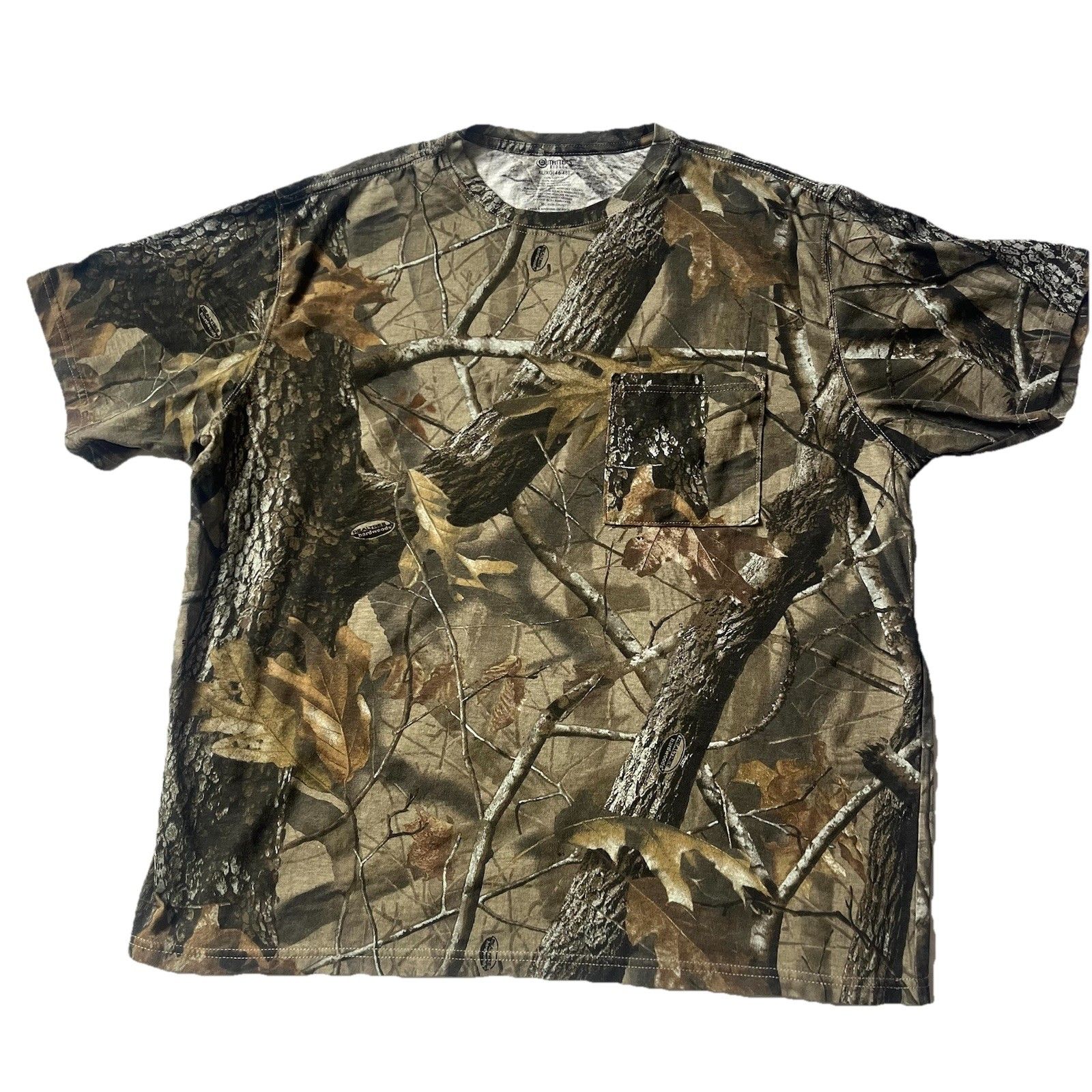 Outfitters Ridge Mens Xl Shirt Realtree S/S Pocket Camo Camouflage Hunting Nwot